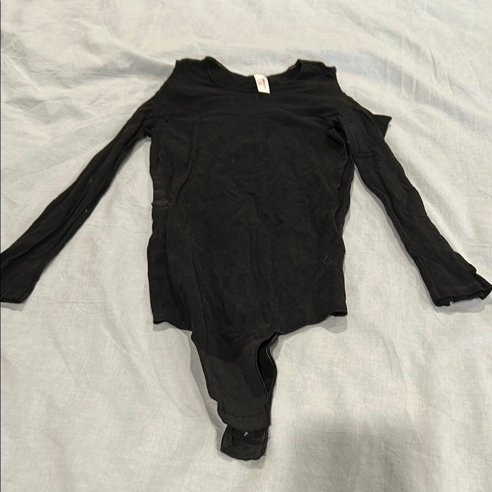 Commando Black Long Sleeve Bodysuit
